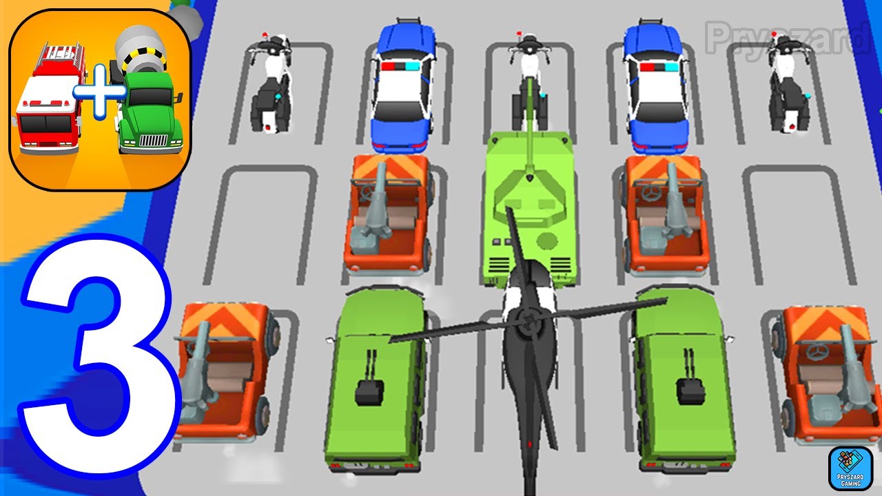 Merge Car Monster Truck Fusion - Gameplay Walkthrough Part 3 Tutorial New Levels (iOS,Android)