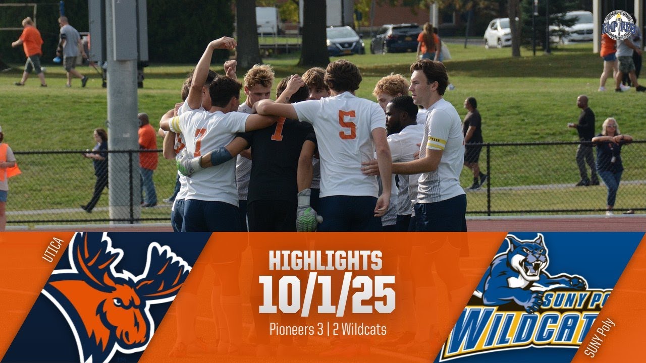Utica at SUNY Poly | Men's Soccer Highlights - 10/1/25