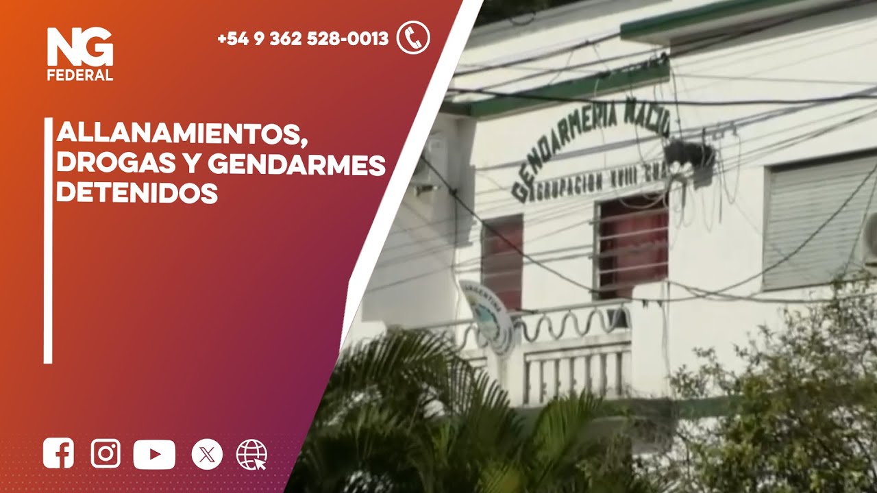 🔴 CHACO | Gendarmes detenidos en causa narco: uno se había infiltrado en la fiscalía federal