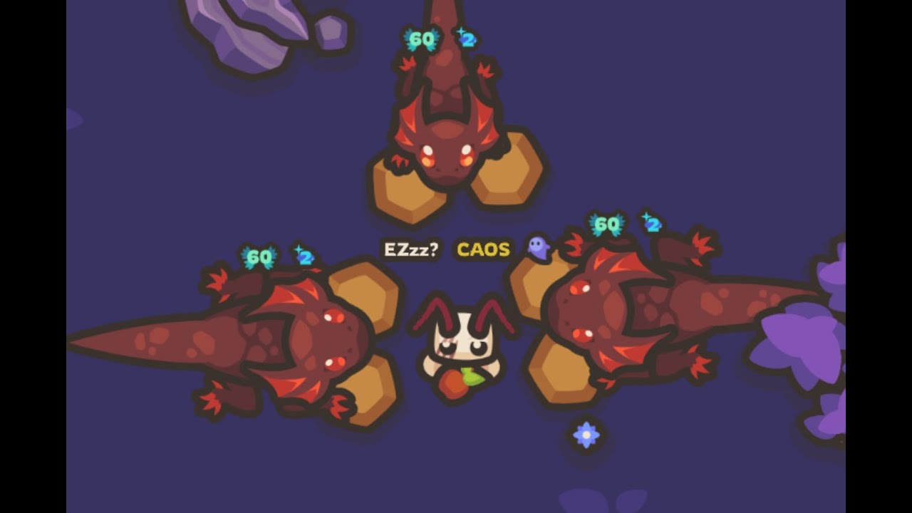 I got OB 2 Level 60 Salamanders! #taming.io