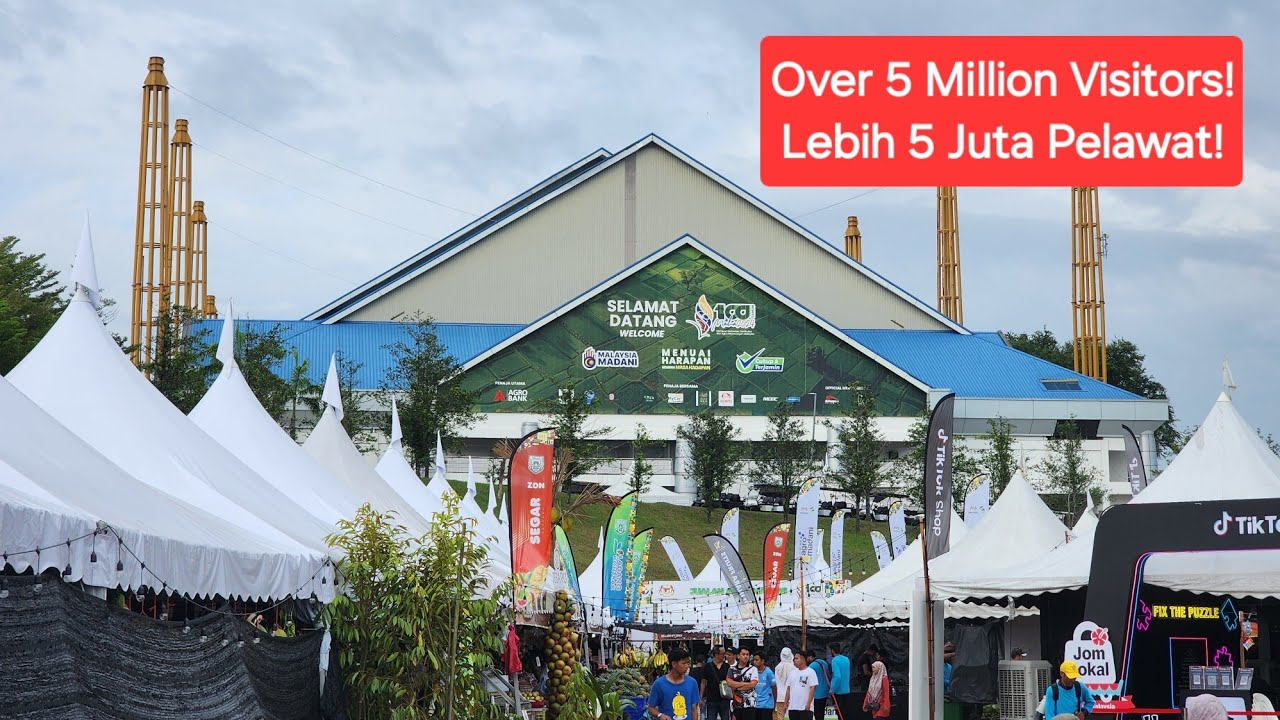 5 Million Visitors! Halls A B C D Malaysian Agriculture, Horticulture & Agrotourism MAHA 2024 MAEPS