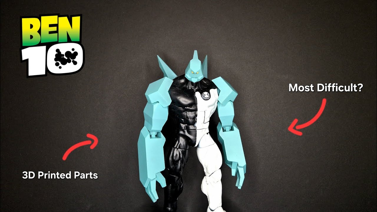 Custom Diamondhead Figure - Ben 10 Marvel Legends Style