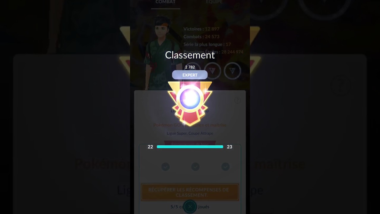 Passage de rang expert ! Pvp pokemon go