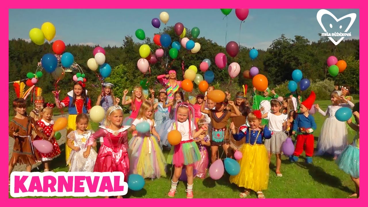 Míša Růžičková - Karneval - Písničky pro děti - (Cvičíme s Míšou 9)
