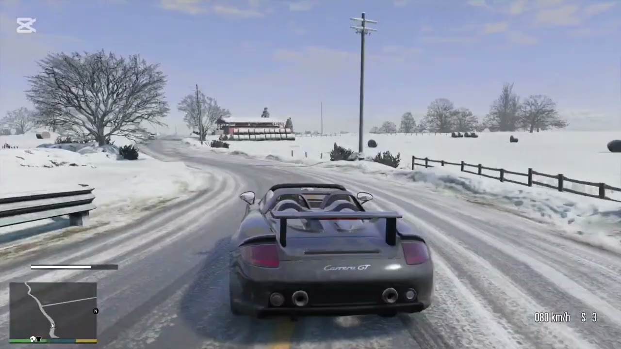 Grand Theft Auto V  - Porsche Carrera GT - sound mod ( add-on ) 