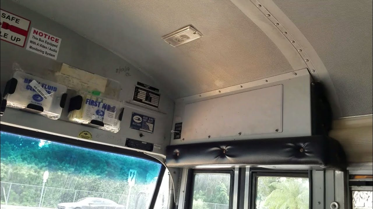 Miami Dade District School Bus BlueBird Vision 2007 AM route #27158 with a wheelchair handicap