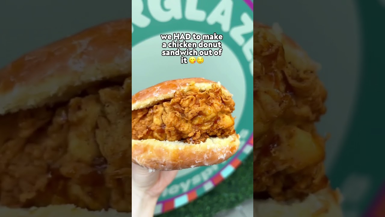 Chicken Donut SANDWICH 🫶