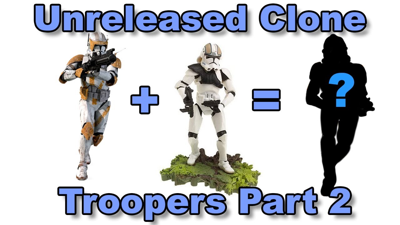 3 MORE Unreleased Clone Trooper Action Figures that got CANCELED!!