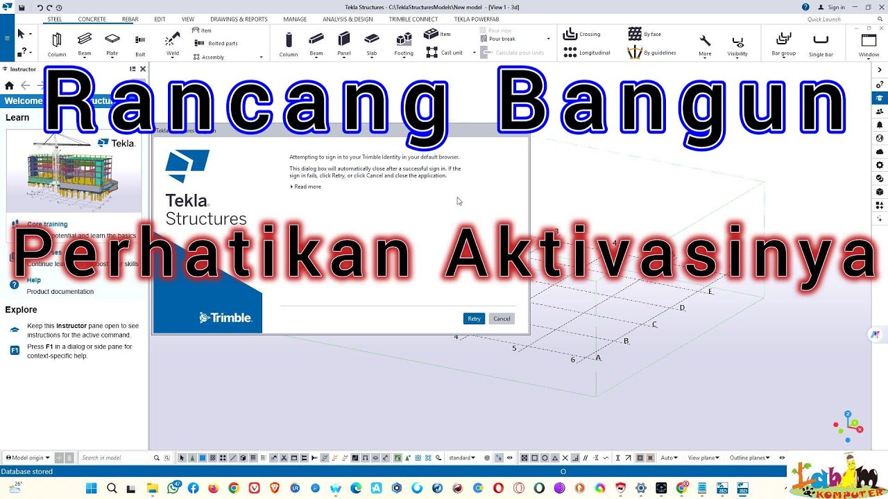 How to Install Tekla Structures 2025 SP6 / Cara Install Tekla Structures 2025 SP6