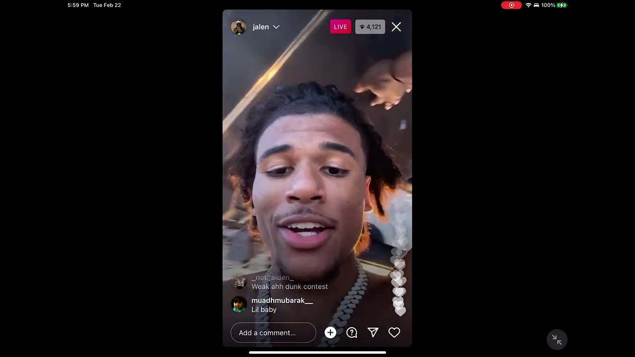 Jalen green live 2/22/22