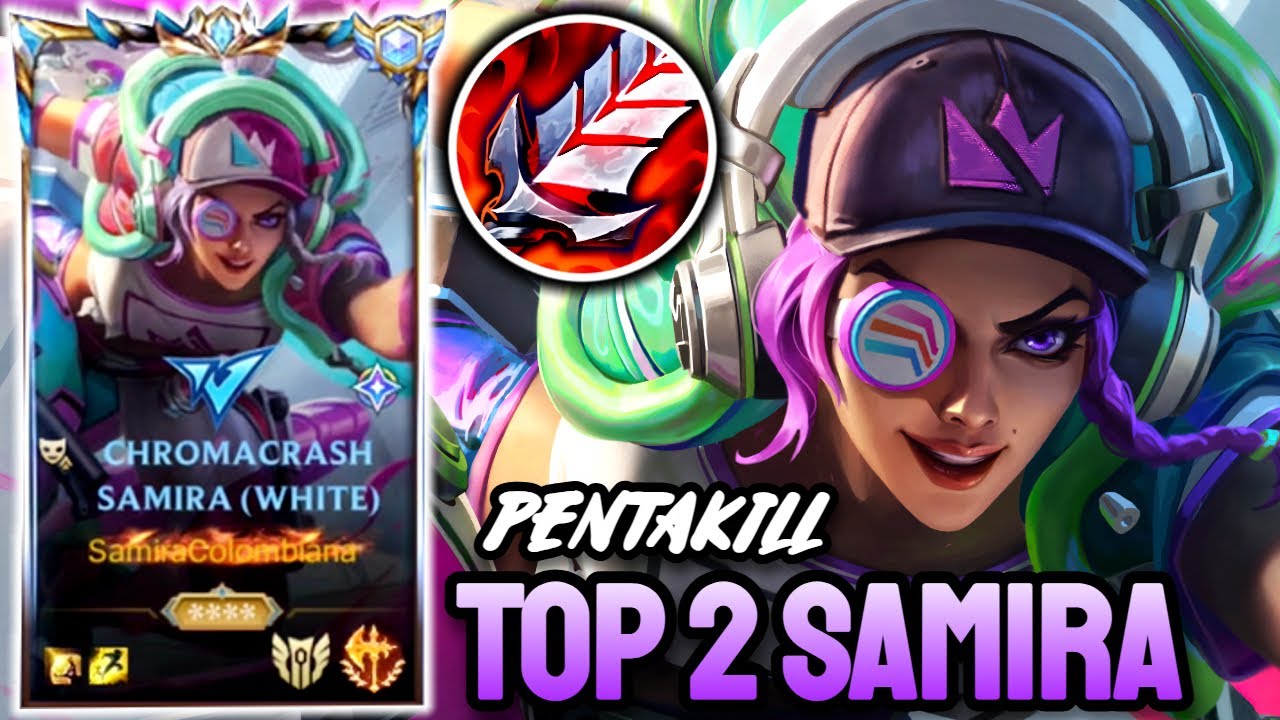 WILD RIFT SAMIRA PENTAKILL - TOP 2 SAMIRA GAMEPLAY - CHALLENGER RANKED