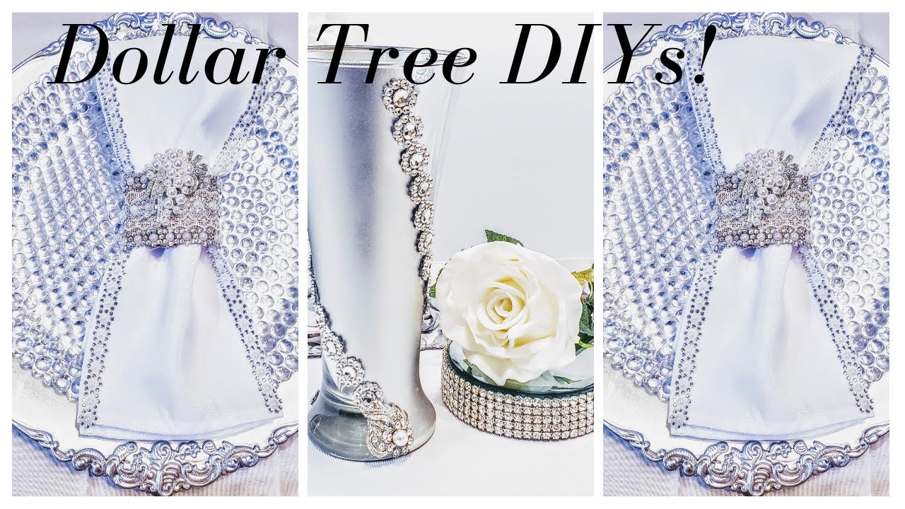 Dollar Tree DIY Napkin Rings and Napkin| Step-by-Step Tutorial|Holiday