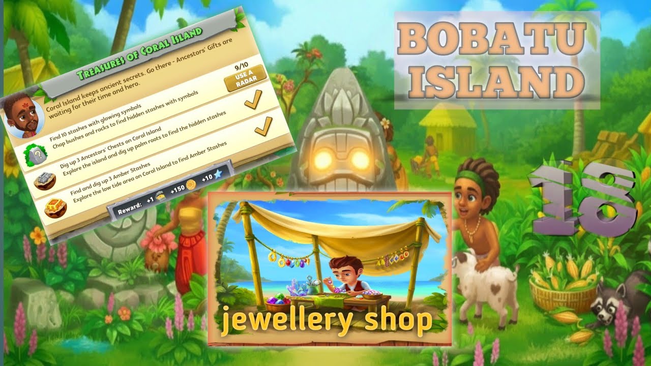 “All Treasures Found on Coral Island + New Jewelry Shop Unlocked!” | DK OP Gaming | #gaming #games 
