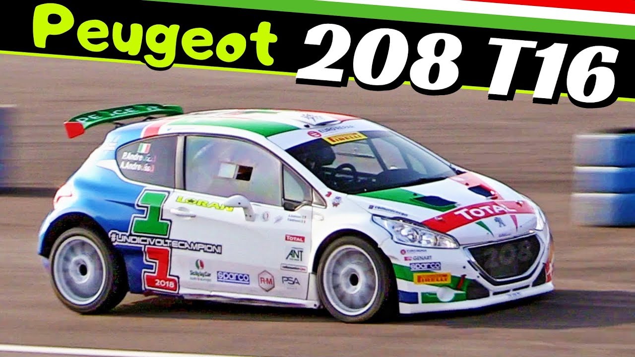 Paolo Andreucci/Anna Andreussi - Peugeot 208 T16 R5 - Actions, Max Attack & More! - Monza Rally Show