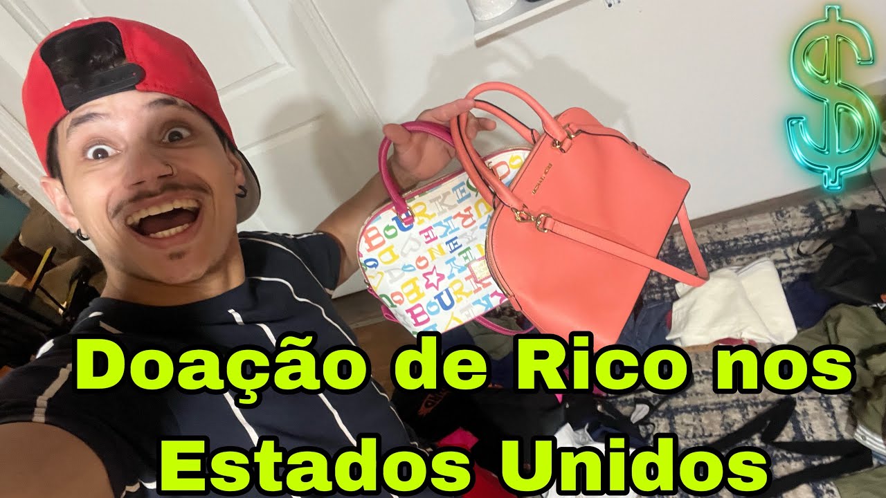 DUMPSTER??? No No,, Adoação de Ricos dos Estados Unidos!! Bolsas de luxo