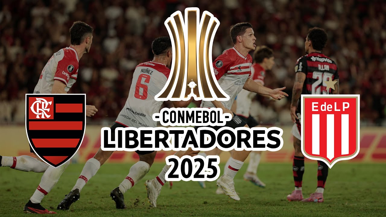 Flamengo 2 - 1 Estudiantes de La Plata | Copa Libertadores 2025 - 4tos Ida