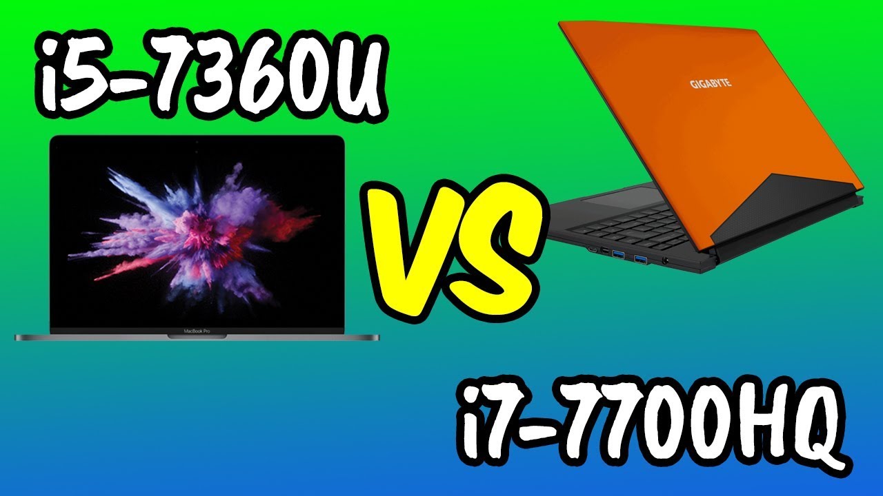 💥i5-7360U vs i7-7700HQ 🔥Benchmarks Test! 🎮 [4K]