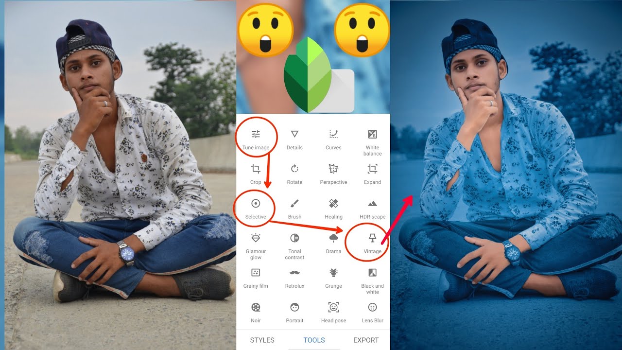 Snapseed   Dark Blue Photo Editing Snapseed Blue And Black Editing
