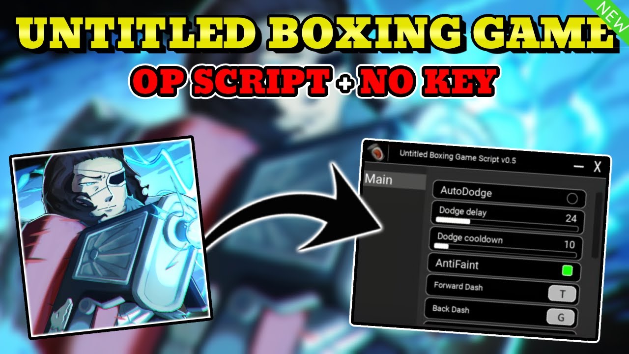 *NEW* Untitled Boxing Game Script (AUTO DODGE, ANTI FAINT, DASHES) PASTEBIN