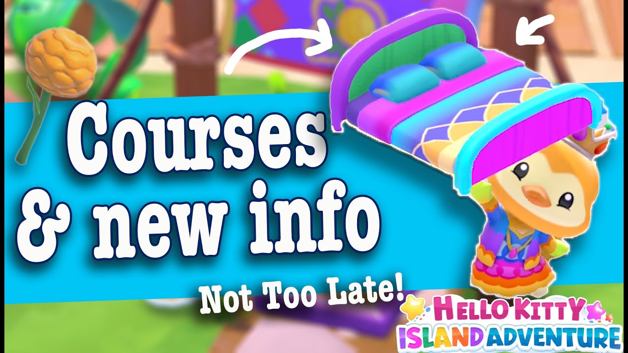 Color Blaze Carnival Double Bed, courses & Not too Late to Start! - Hello Kitty Island Adventure