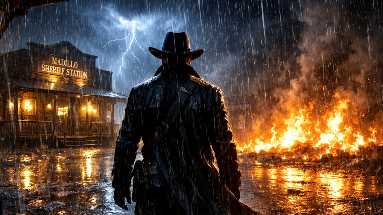 On a Stormy Night, Arthur Calmly Shelters Under a Cozy Cabin | RDR2 ASMR Rain