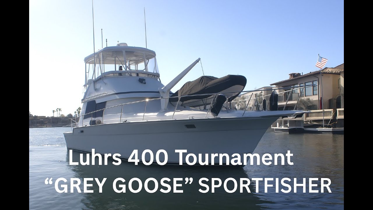 Luhrs 400 Tournament “Grey Goose” – Twin CATs, Dual Cabins, Dinghy Package by South Mountain Yachts