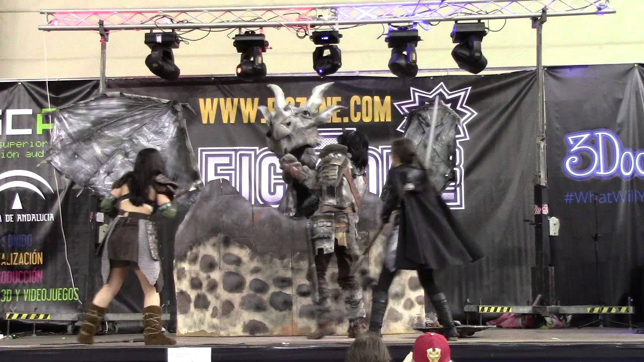 Ficzone 2015 - concurso cosplay - Skyrim (ganadores grupal)
