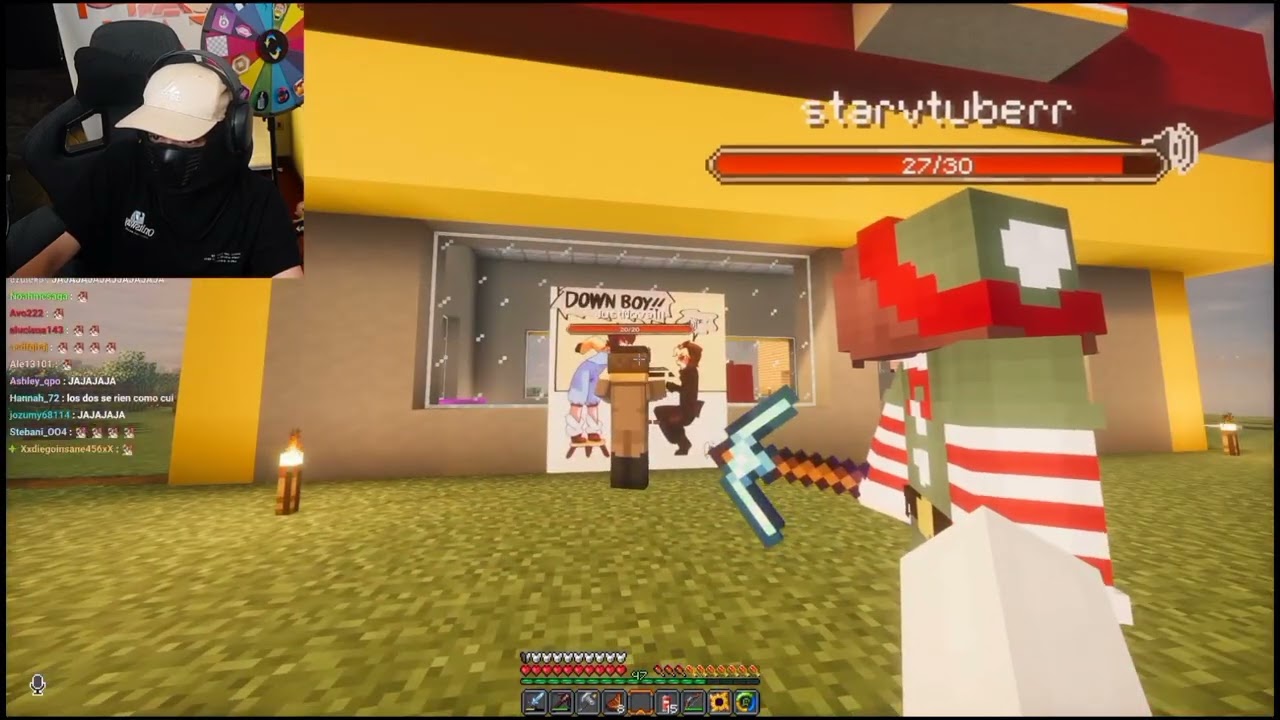 Nova ve el FanArt que le hicieron y que puso CapitanGato | Minecraft Saga 