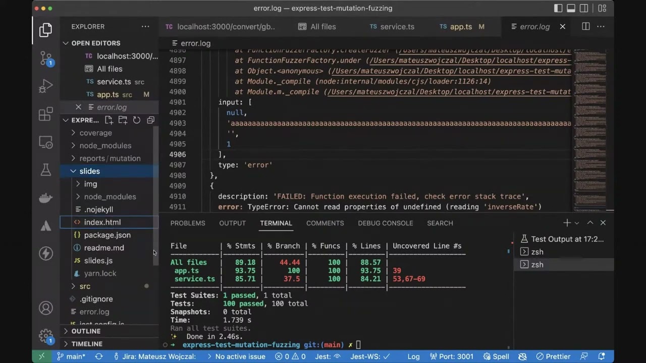 Testy mutacyjne i Fuzz testing, czyli o czym nie powie nam 100% Code Coverage - Mateusz Wojczal