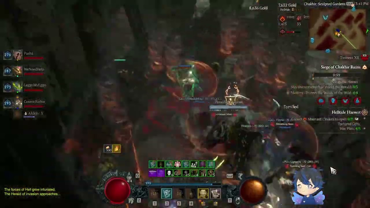 Diablo 4 Season 13 Siege of Chakhir Ruins Legion Event Whirlwind Barbarian Gameplay (May 2026)