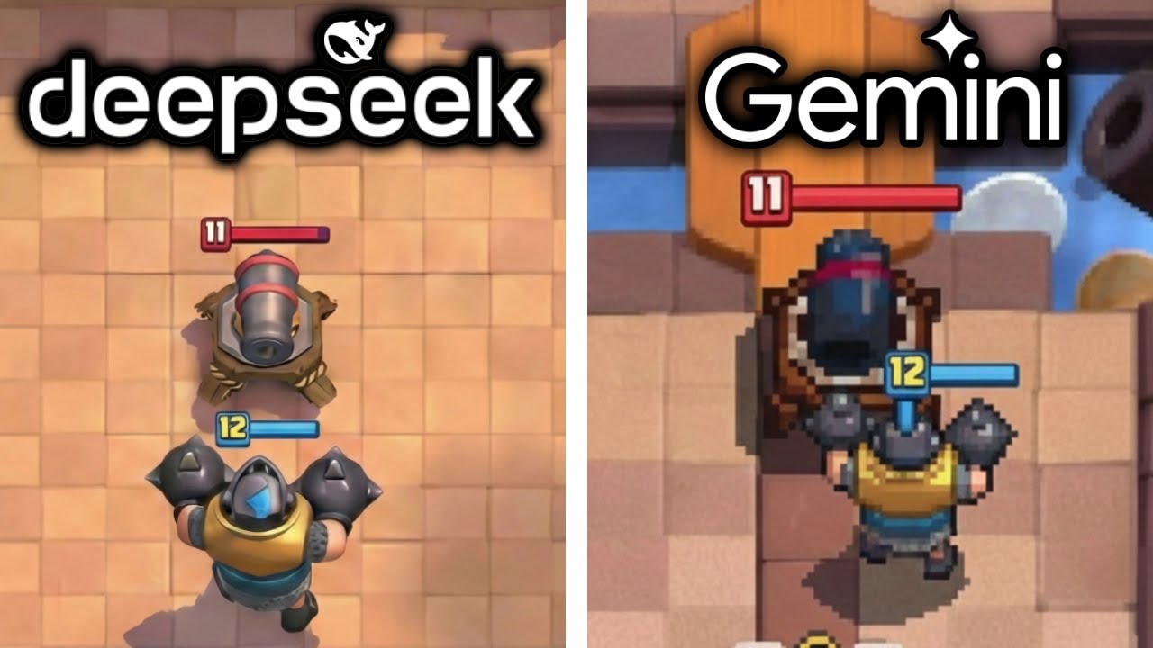 DeepSeek vs Gemini 3: Crean Clash Royale Desde 0