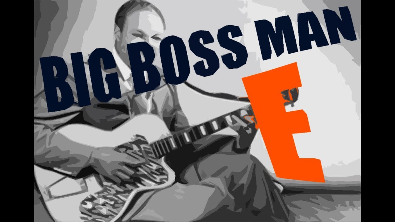 Blues Backing track - Big Boss Man E (harmo A) (Jimmy Reed)