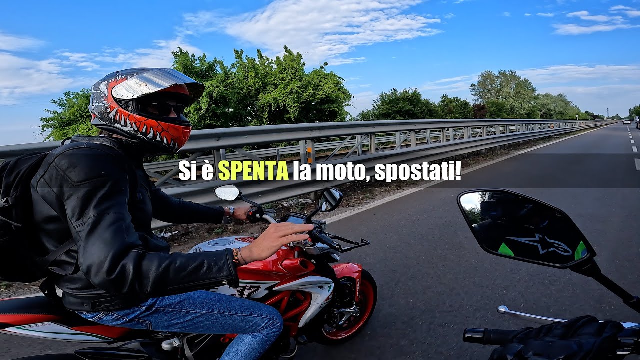 SI SPEGNE LA MOTO IN TANGEZIALE