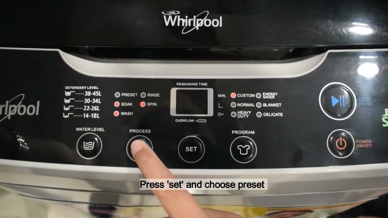 Whirlpool Top Load Washer LSP680GR Operational Use!
