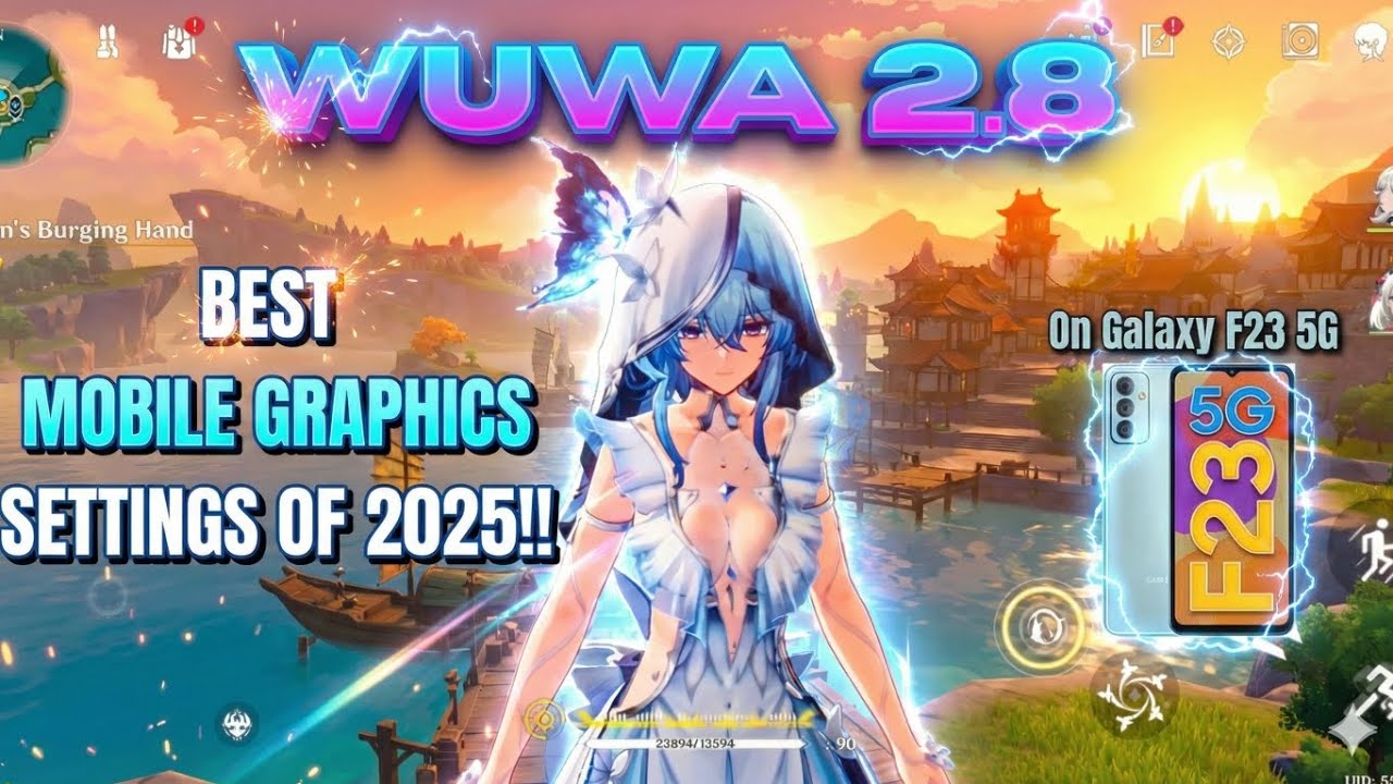 Wuthering Waves 2.8 BEST Graphics Settings for 2025! | Galaxy F23 5G Performance Test 🔥😱