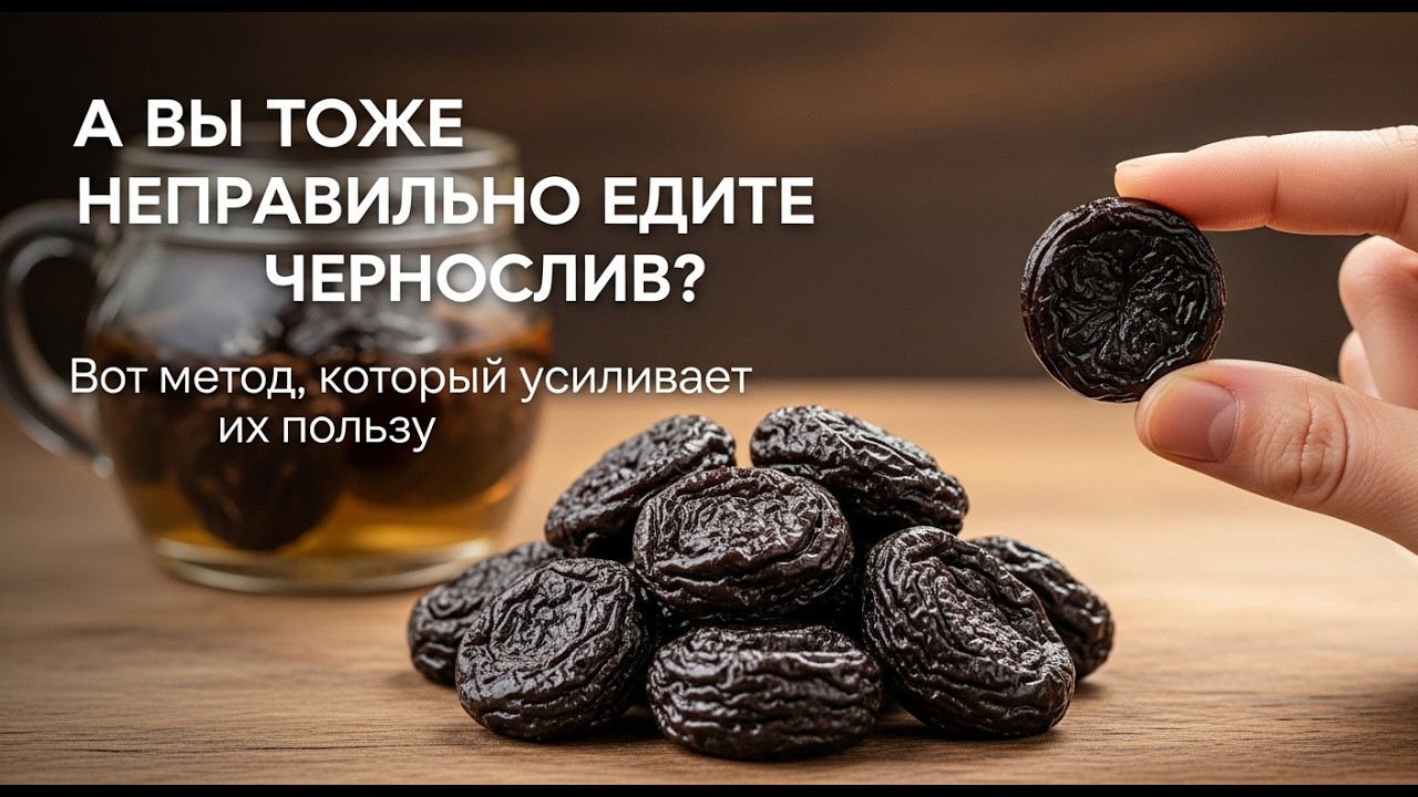 Вы тоже едите чернослив неправильно? Вот способ, который усиливает его пользу