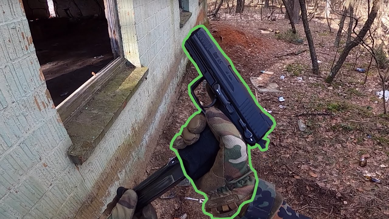 HK45 TOKYO MARUI PISTOL | AIRSOFT PURE GAMEPLAY  [2.7k 60 fps]
