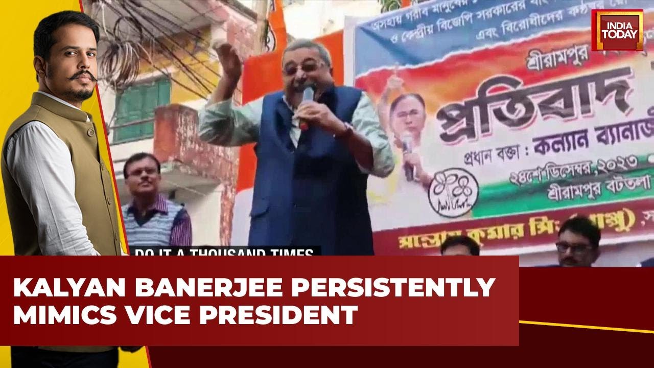 Suspended TMC MP Kalyan Banerjee Continues Mimicry Despite Political Furore
