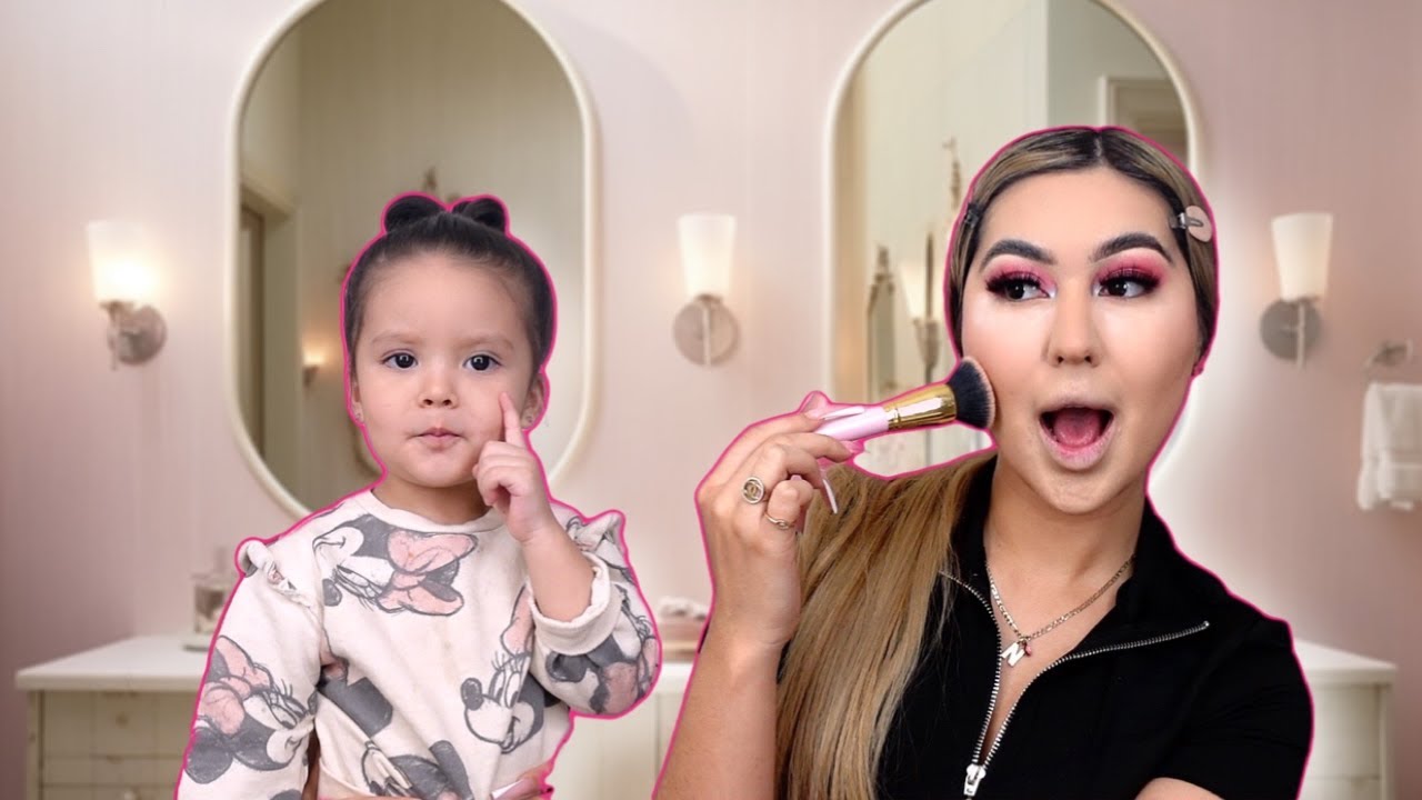 My 2 YEAR OLD SISTER CHOOSES MY MAKEUP *ADORABLE*