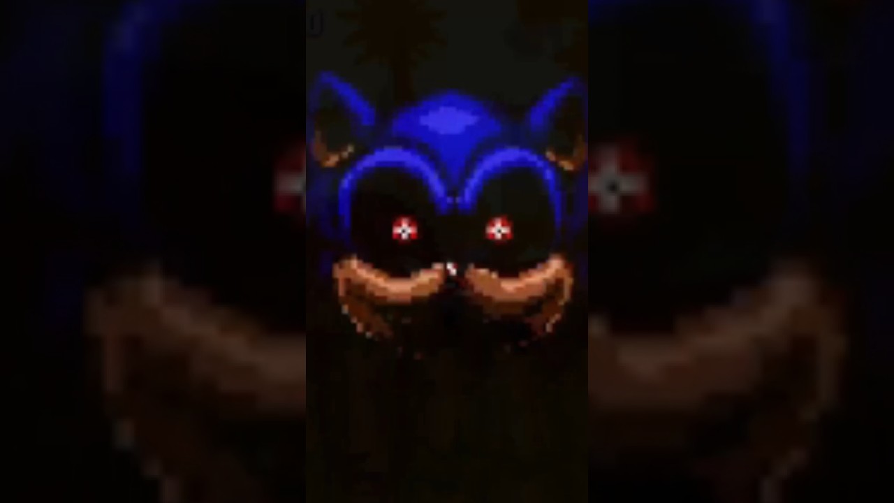 SONIC.EXE PC PORT SECRET GAME OVER EASTER EGG 😱💀 #shorts #sonicexe #exe #sonic #gameover #easteregg