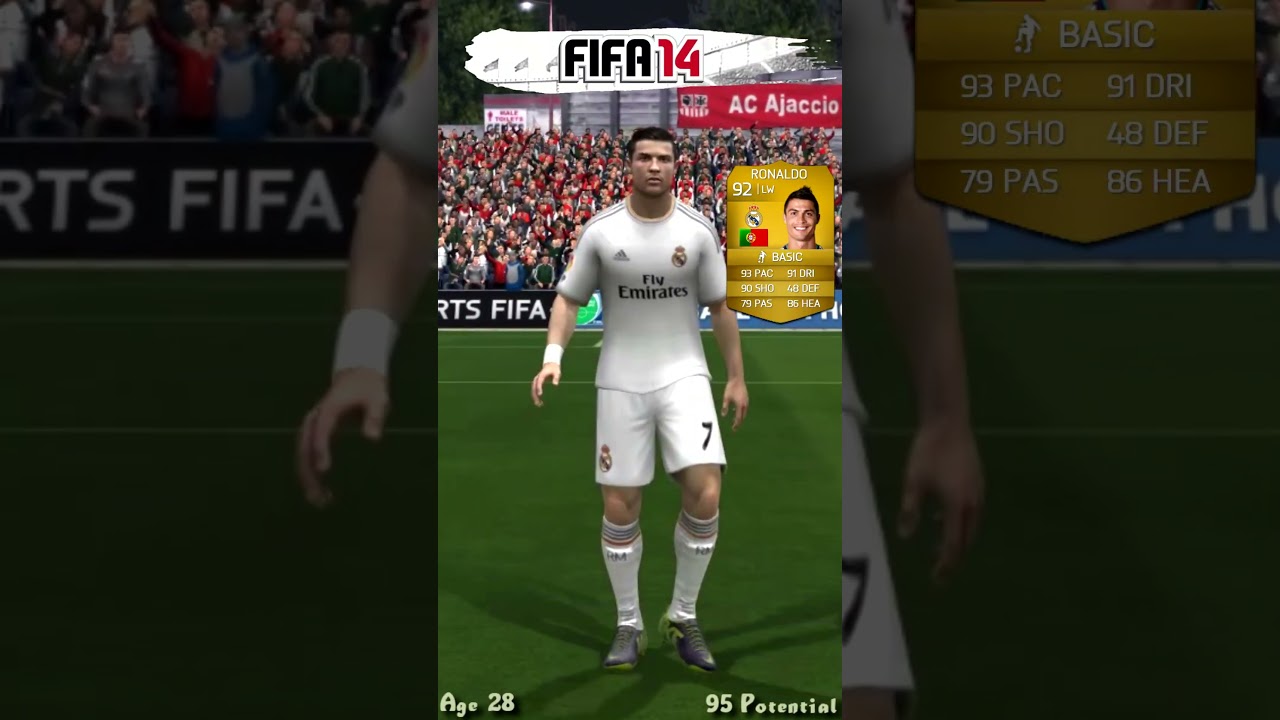 CRISTIANO RONALDO IN EVERY FIFA (04-25) #cristianoronaldo #portugal #realmadrid #manchesterunited