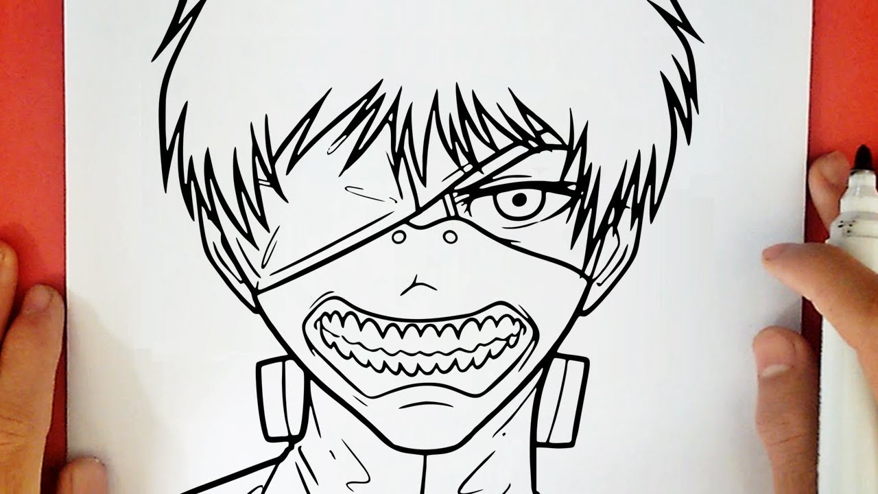 COME DISEGNARE KANEKI