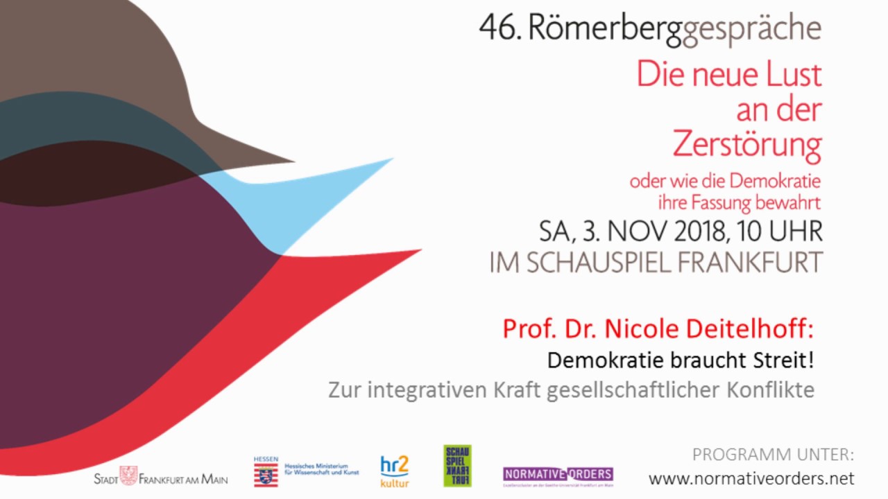46. Römerberggespräche: Demokratie braucht Streit!
