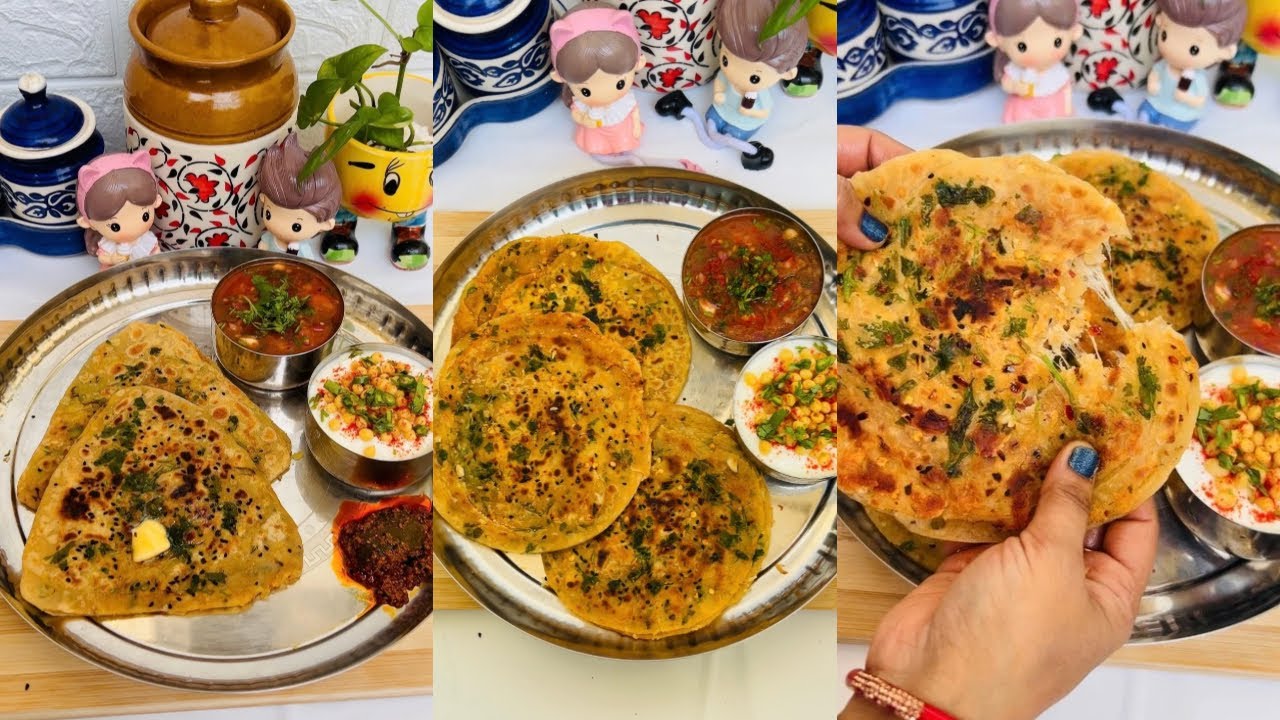 3 Must Try Paratha Recipe | Pyaz Ka Paratha | Paneer Lachha Paratha | Chilli Cheese Garlic Paratha 