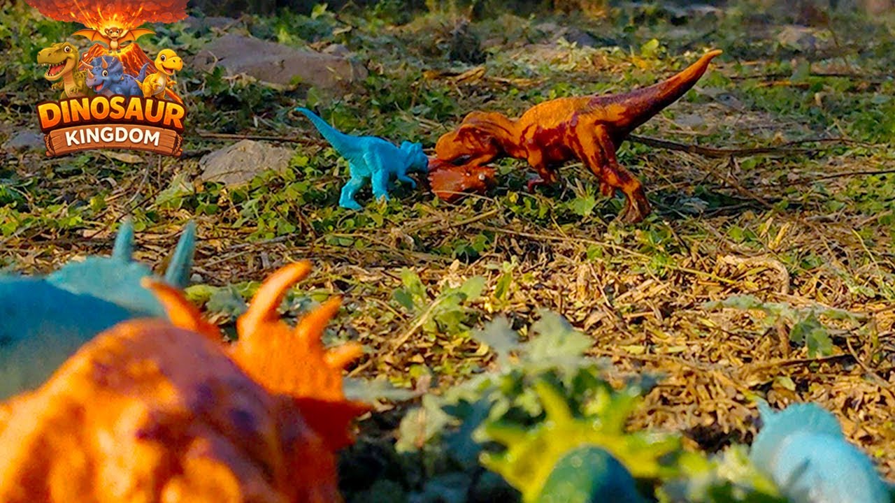 😱 T-Rex Mother & Child Hunt  Baby Triceratops Killed ? 🦖🔥| Dinosaur cartoon