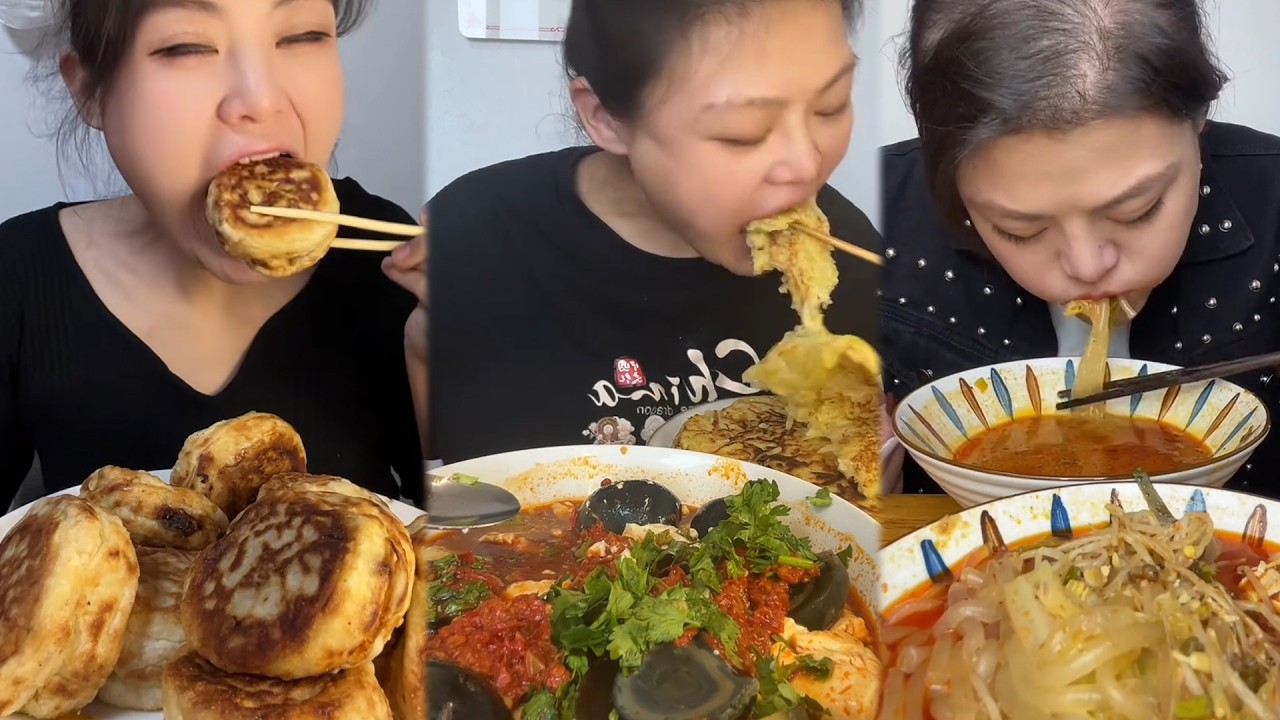 Mukbang food challeng new with real sound #d9mukbang #mukbang