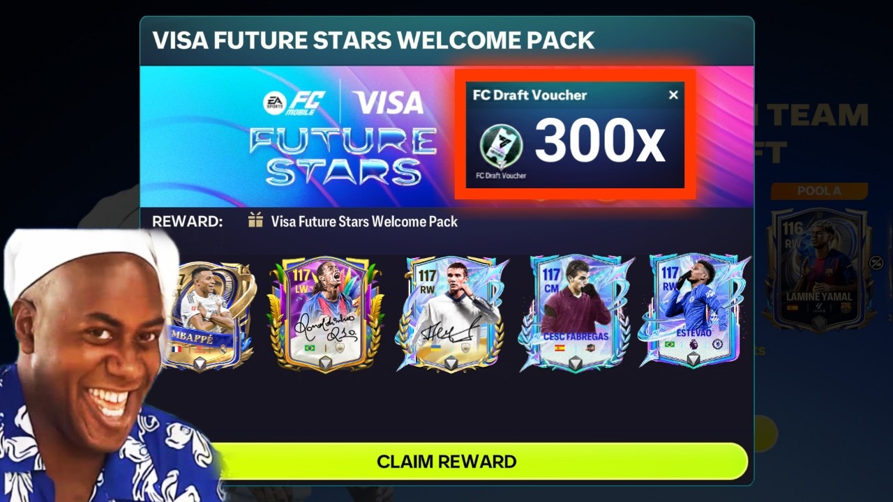 Future Stars Draft Gave Me 117 Estevao, Fàbregas, Mbappe + Upgrade 🔥 Luckiest Packs in #fcmobile 