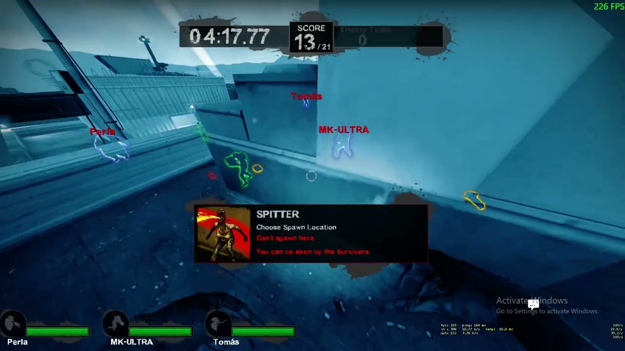 Left 4 Dead 2 To Ezz Scavenge Rooftop!!!!!!