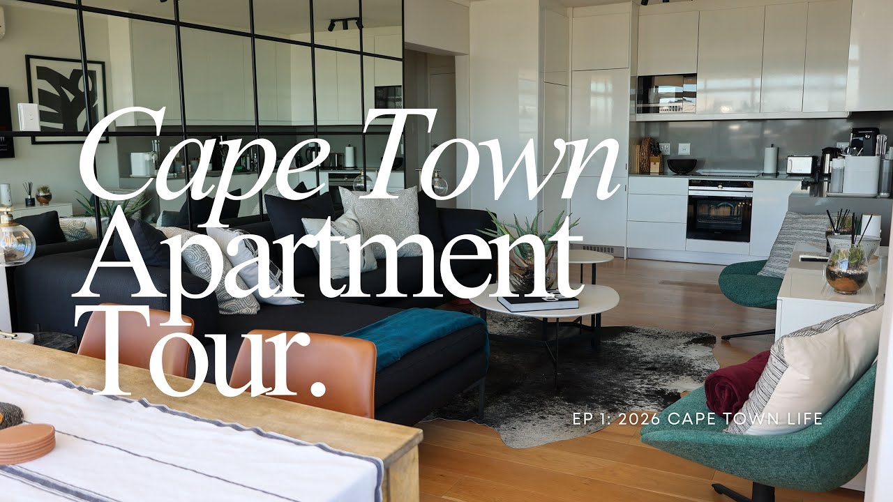 APARTMENT TOUR : We BOUGHT an apartment in Cape Town 🏡🌊🇿🇦