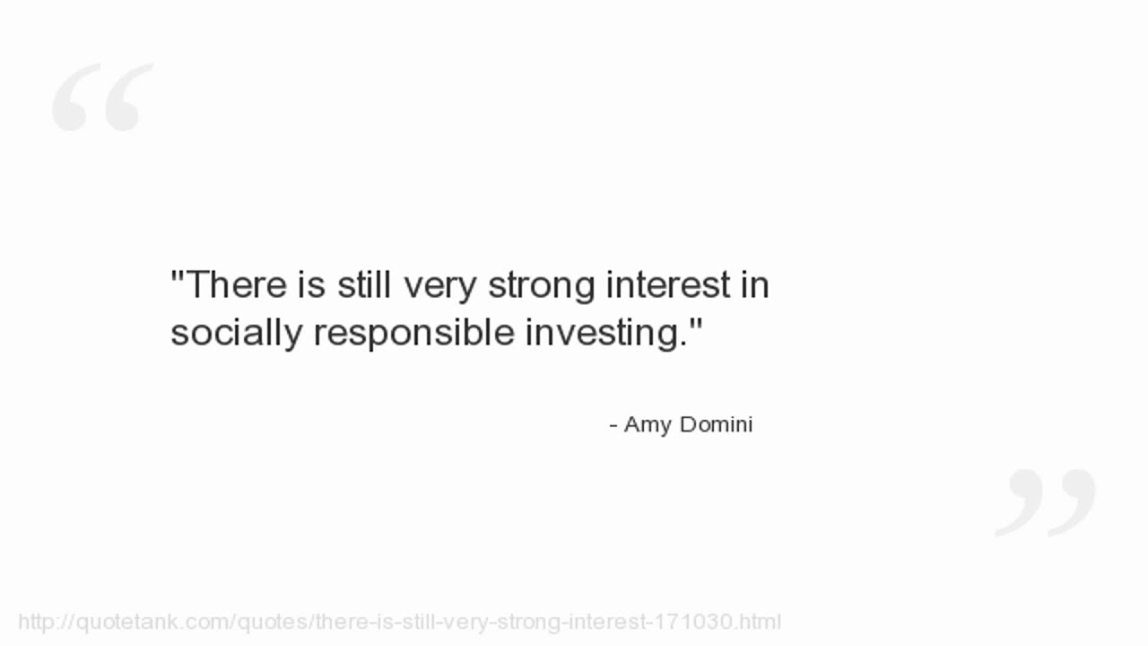 Amy Domini Quotes